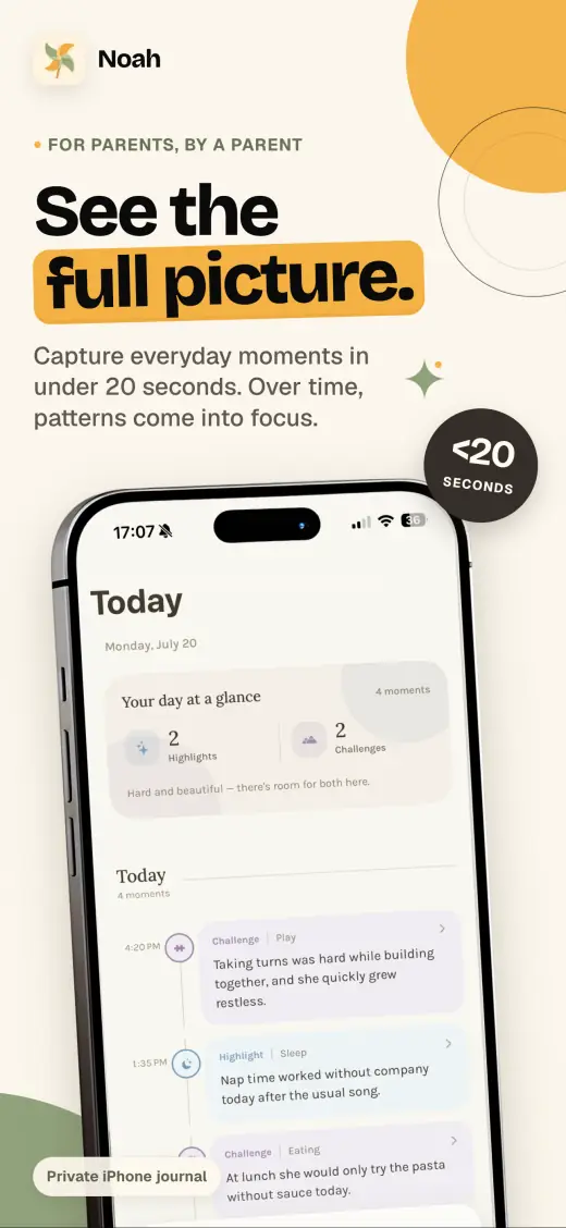Noah App Store screenshot — Clear picture