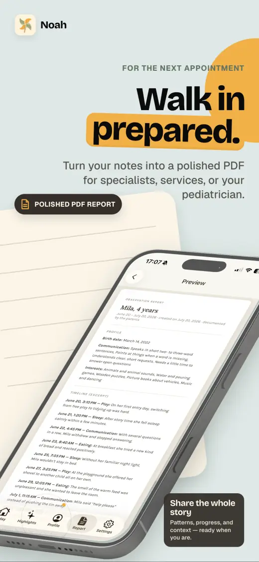 Noah App Store screenshot — Ready to share